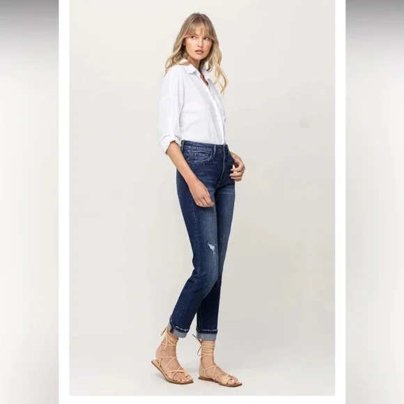 Flying Monkey High-Rise Boyfriend Jeans - Picture 3 of 11